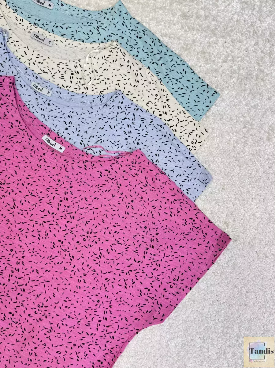 تیشرت طرح دار (4رنگ)