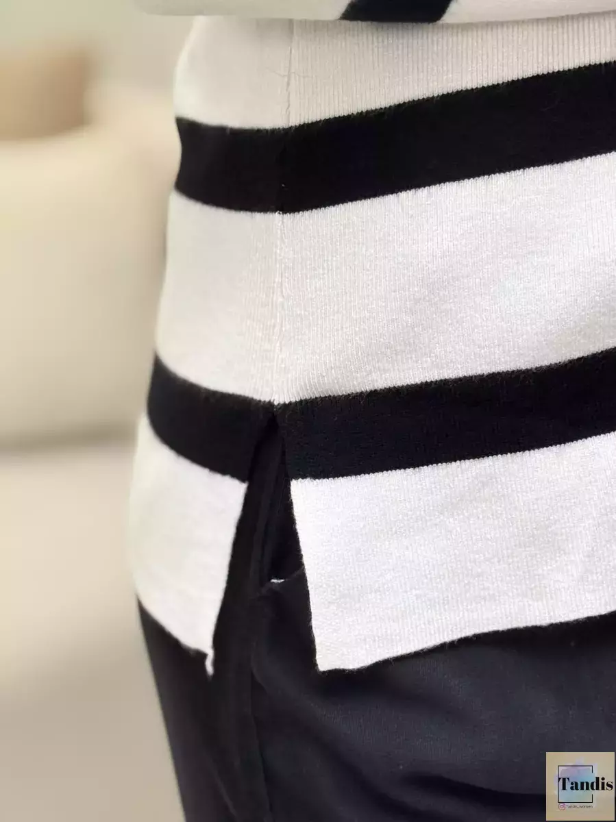 بافت یقه هفت آمیسو(راه راه)