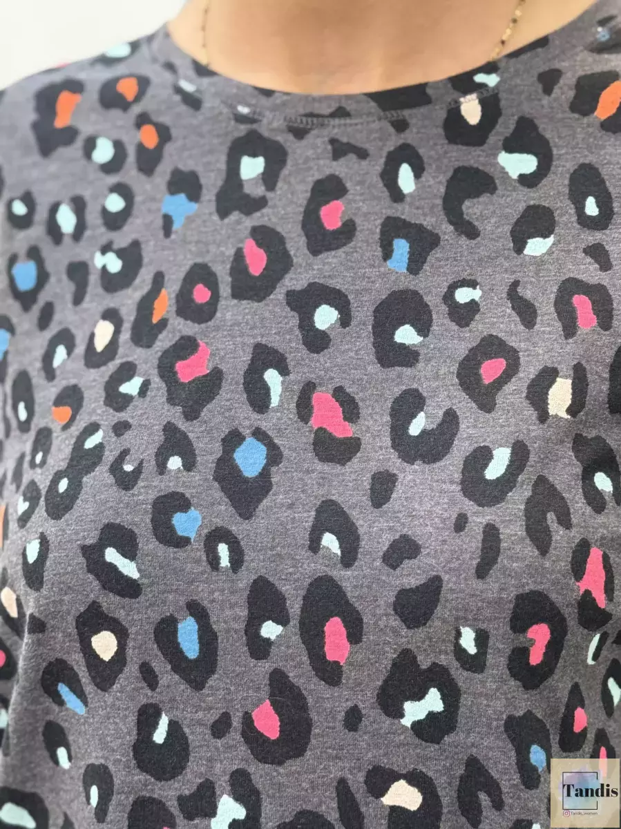 تیشرت آستین بلندطرحدارM.S