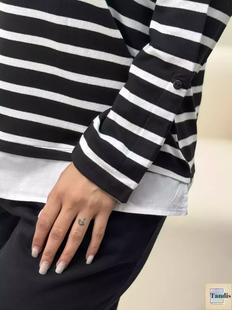 بافت شومیزی ساده و راه راه