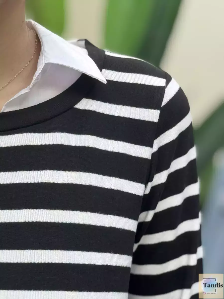 بافت شومیزی ساده و راه راه