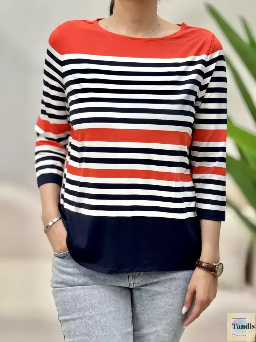 تیشرت ویسکوز آستین بلند (طرحبندی)