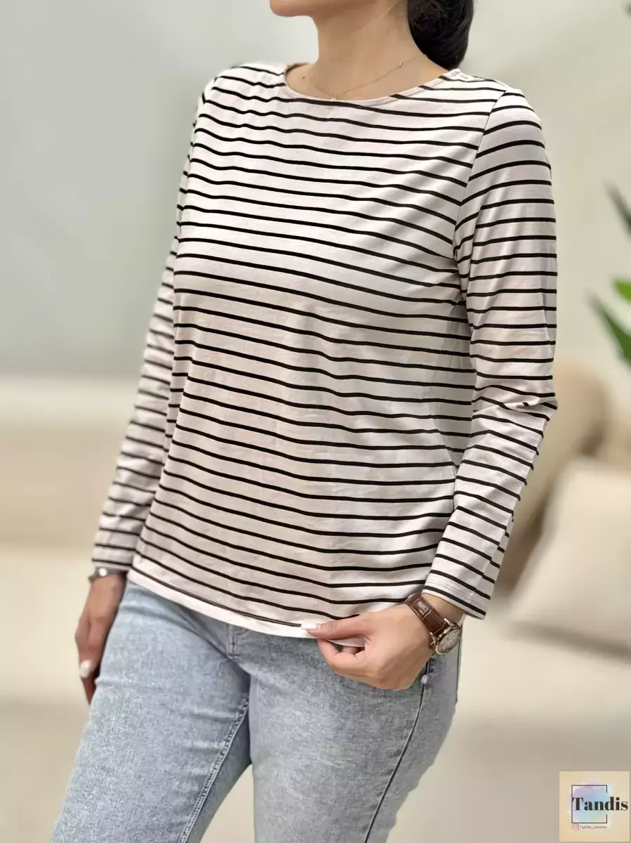 تیشرت ویسکوز آستین بلند (طرحبندی)