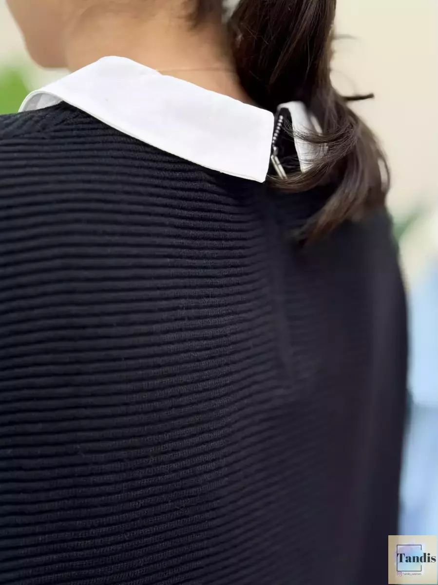 بافت شومیزی مشکی roza