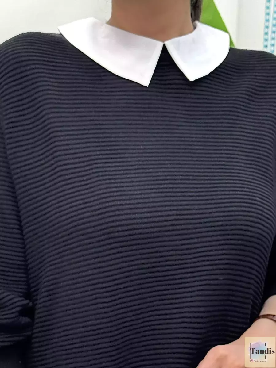 بافت شومیزی مشکی roza