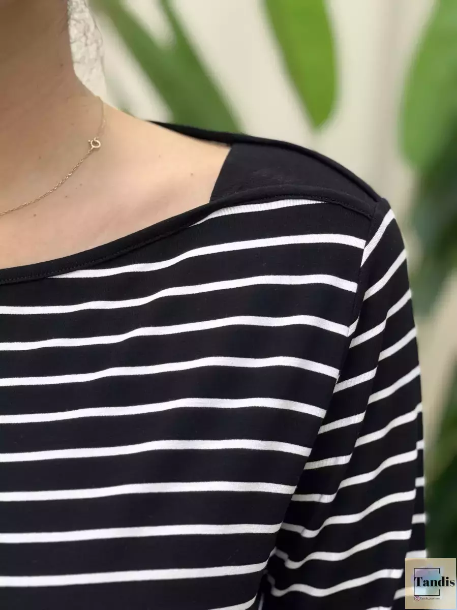 تیشرت ویسکوز آستین بلند (طرحبندی)