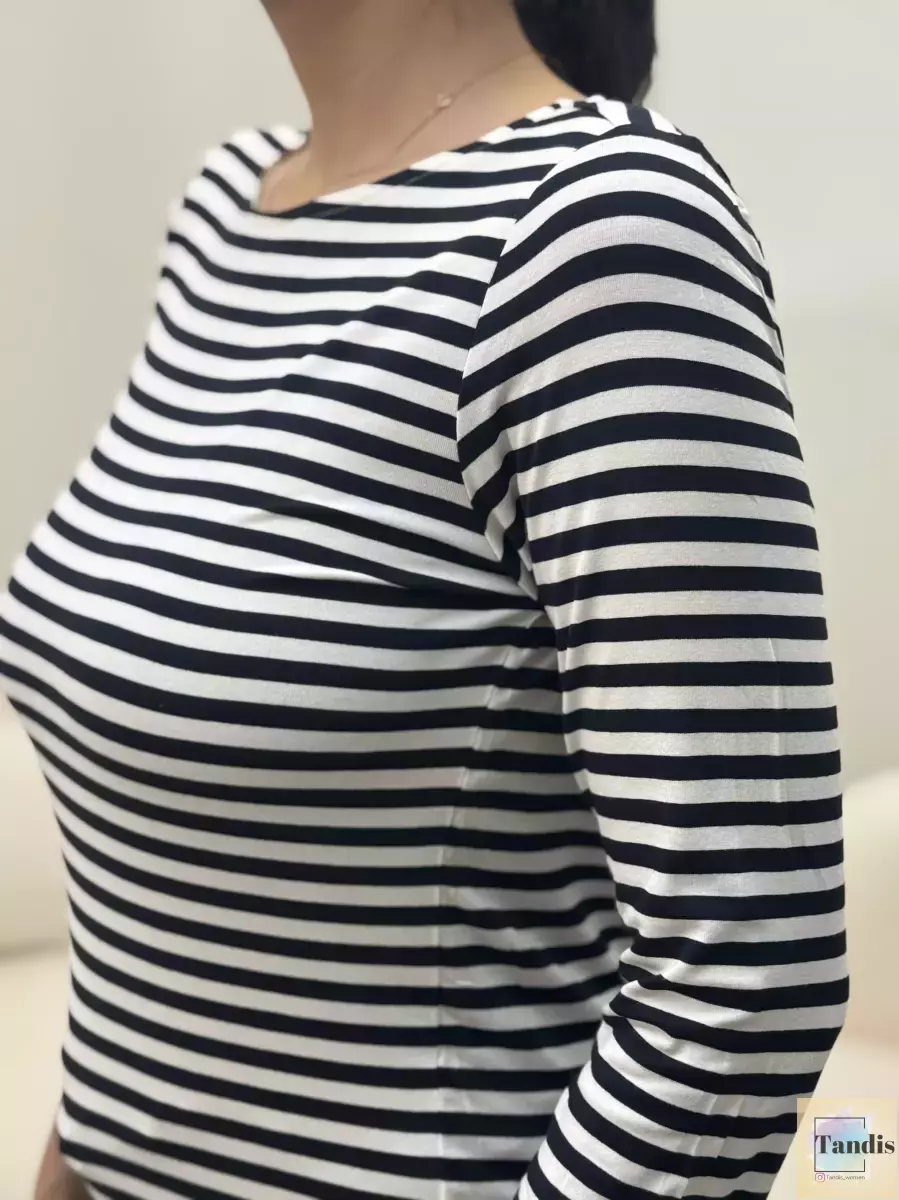 تیشرت ویسکوز آستین بلند (طرحبندی)