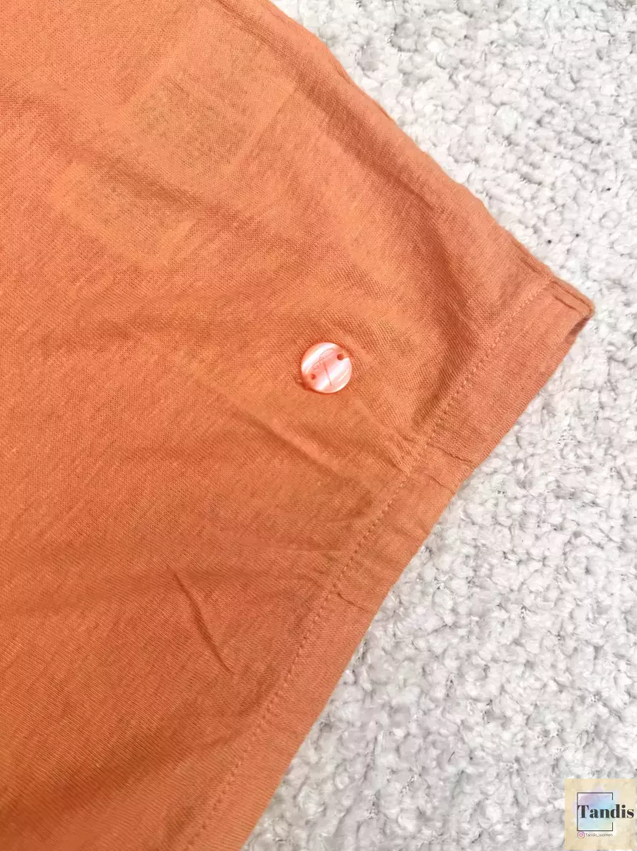 تیشرت سرشانه گیپور تام تیلور (نارنجی)