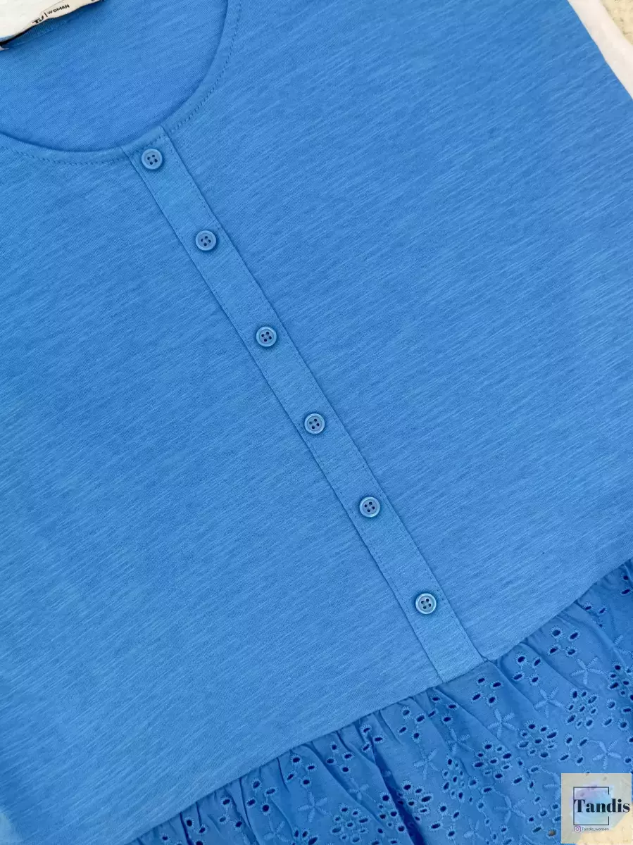 تاپ جلو دکمه پایین خامه دوزی