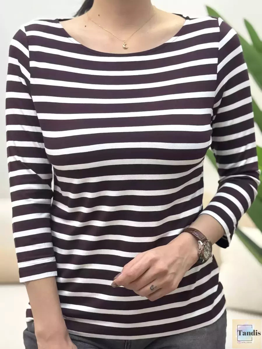 تیشرت ویسکوز آستین بلند (طرحبندی)