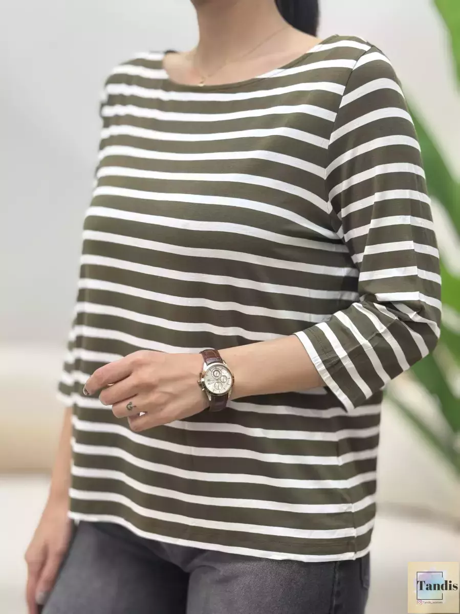 تیشرت ویسکوز آستین بلند (طرحبندی)