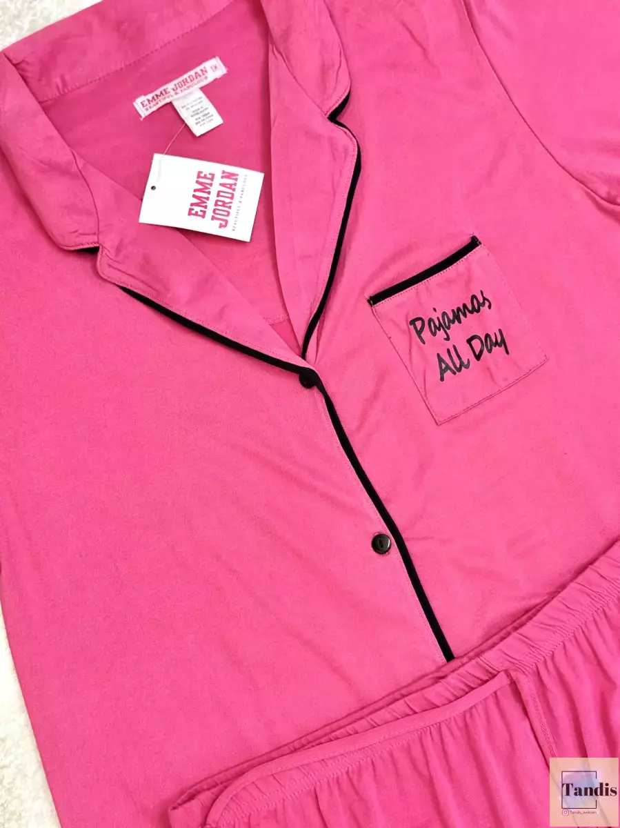 ست تیشرت شلوارک جلو دکمه طرحدار