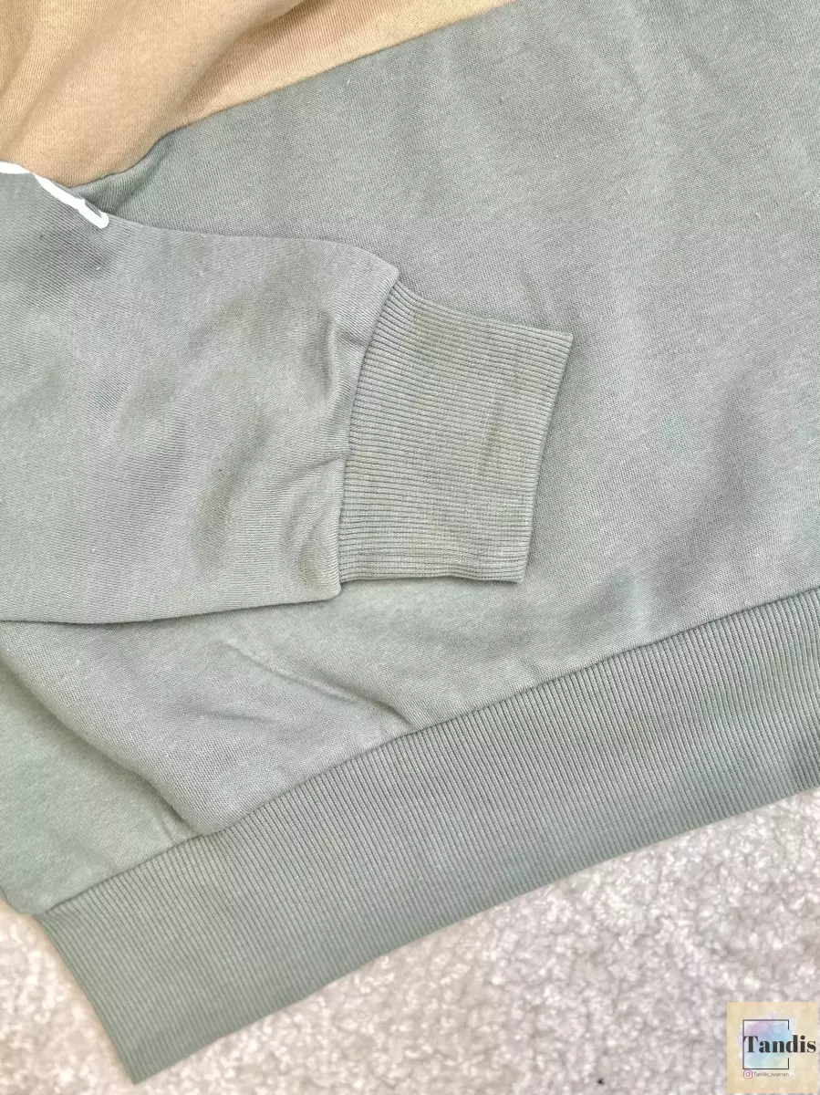 هودی کاپا مشکی /سبز