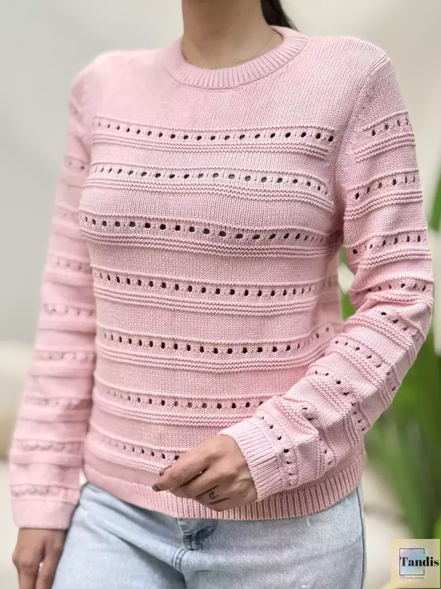 بافت راه راه صورتی و سرمه ایی تیره