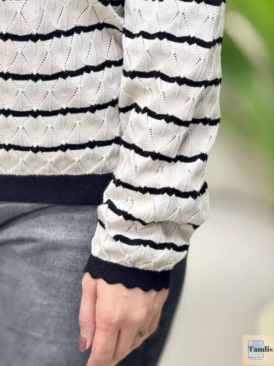 بافت راه راه شیری