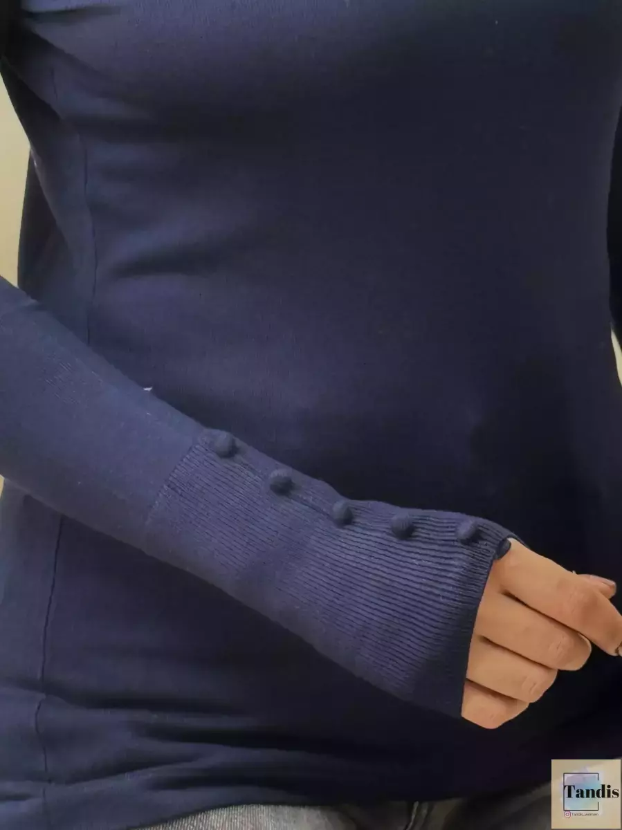 بافت آستین دکمه (2رنگ)