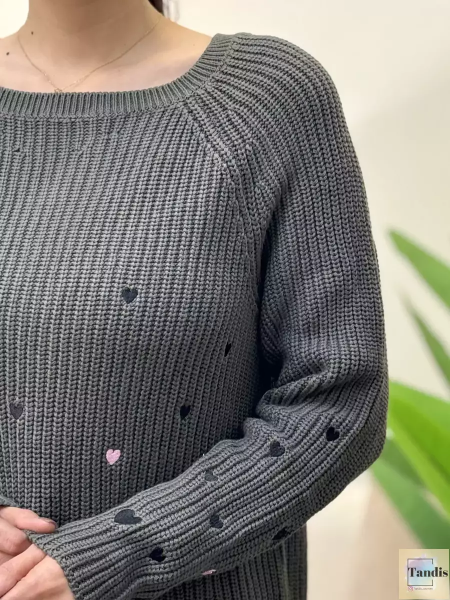 بافت گلدوزی قلب