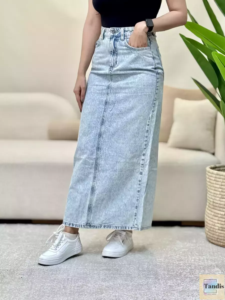 دامن جین بلند