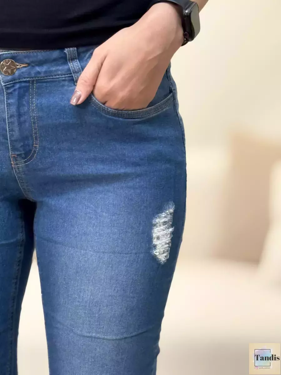 شلوار جین برمودا