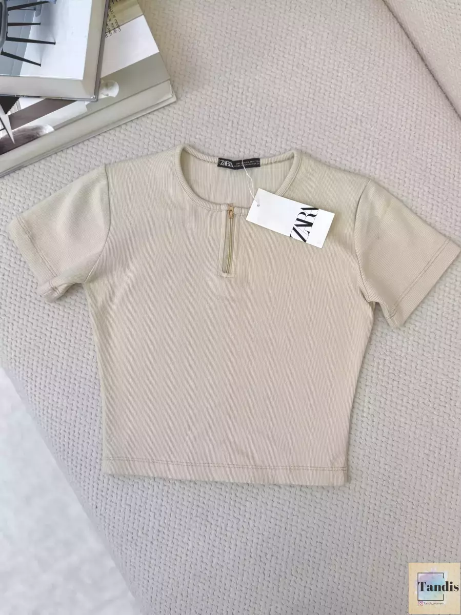 کراپ کبریتی نیم زیپ