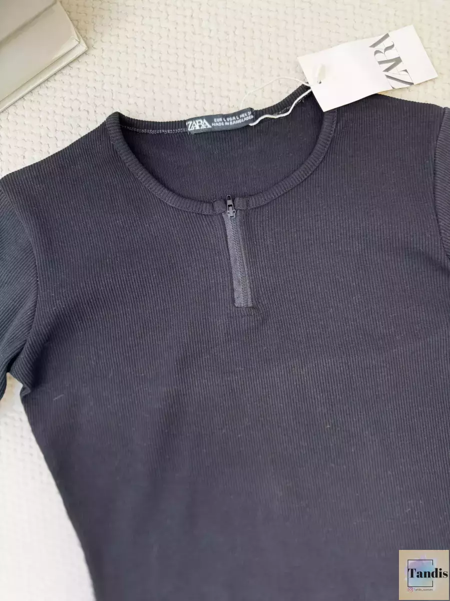 کراپ کبریتی نیم زیپ