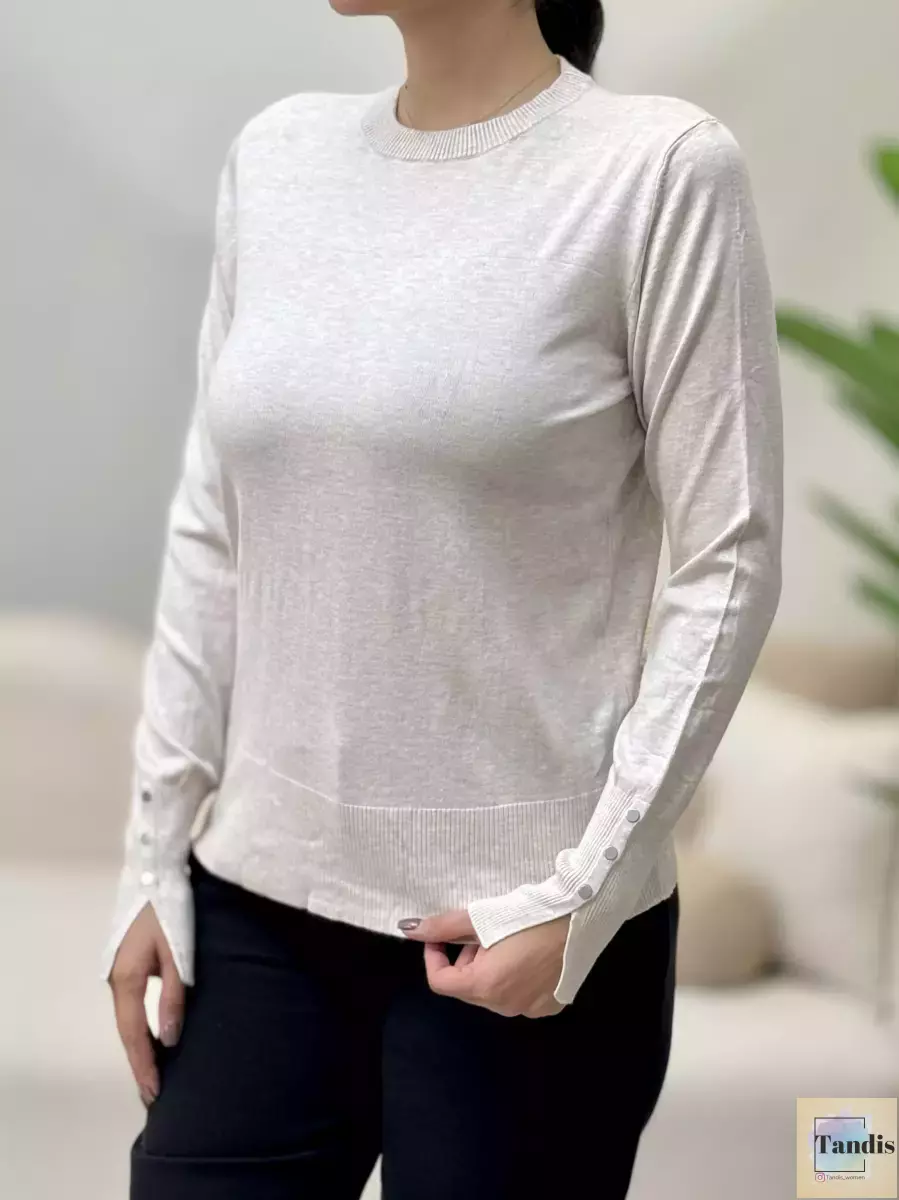 بافت یقه گردآستین دکمه