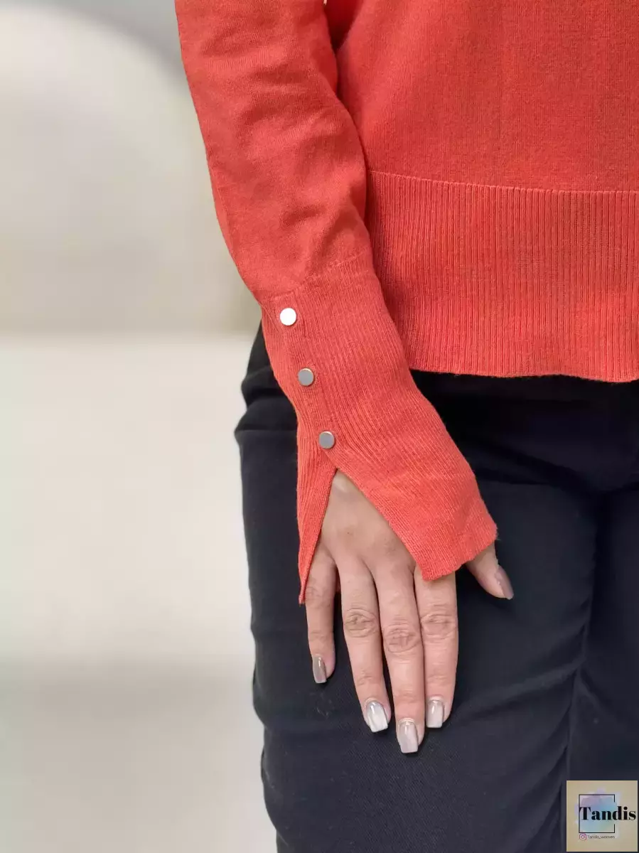 بافت یقه گردآستین دکمه