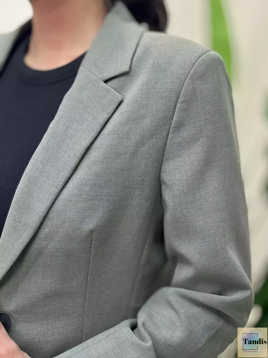 کت لینن سبز زیتونی