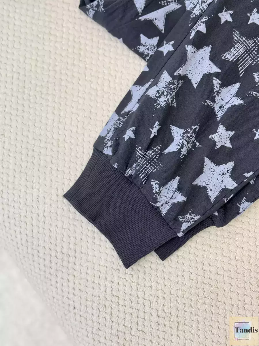 شلوار راحتی طرح ستاره