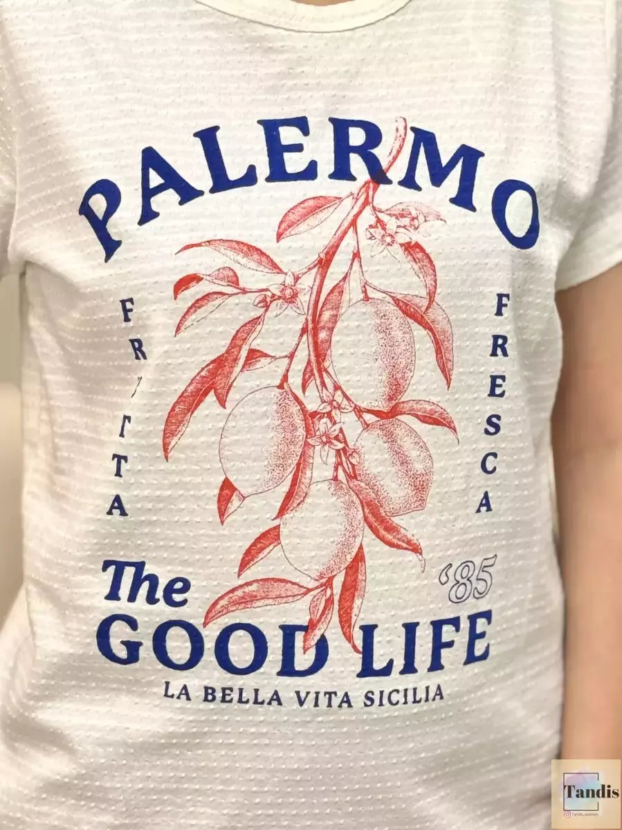 تیشرت چاپ دار palermo