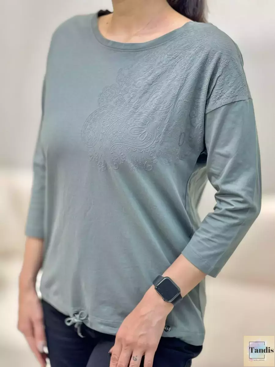 بلوز طرح برجسته موناری