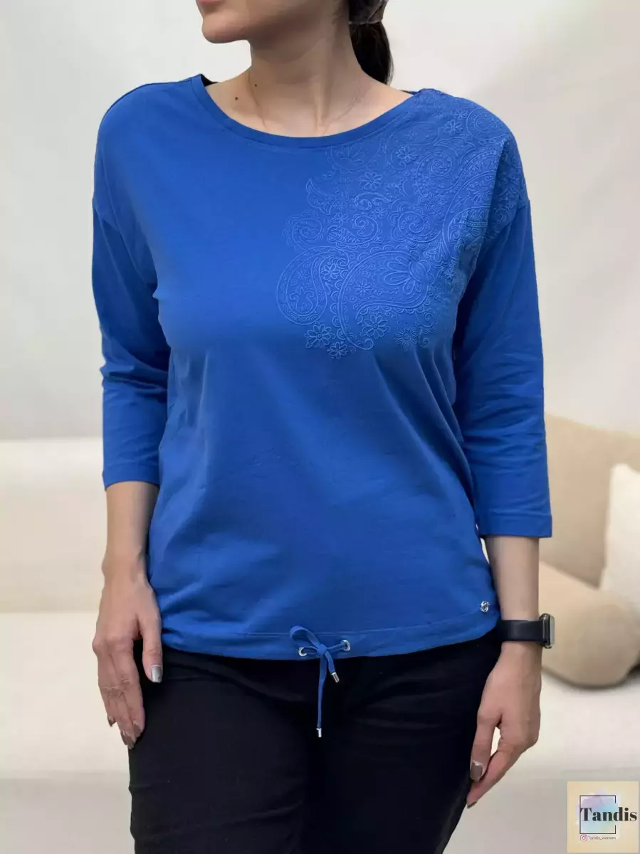 بلوز طرح برجسته موناری