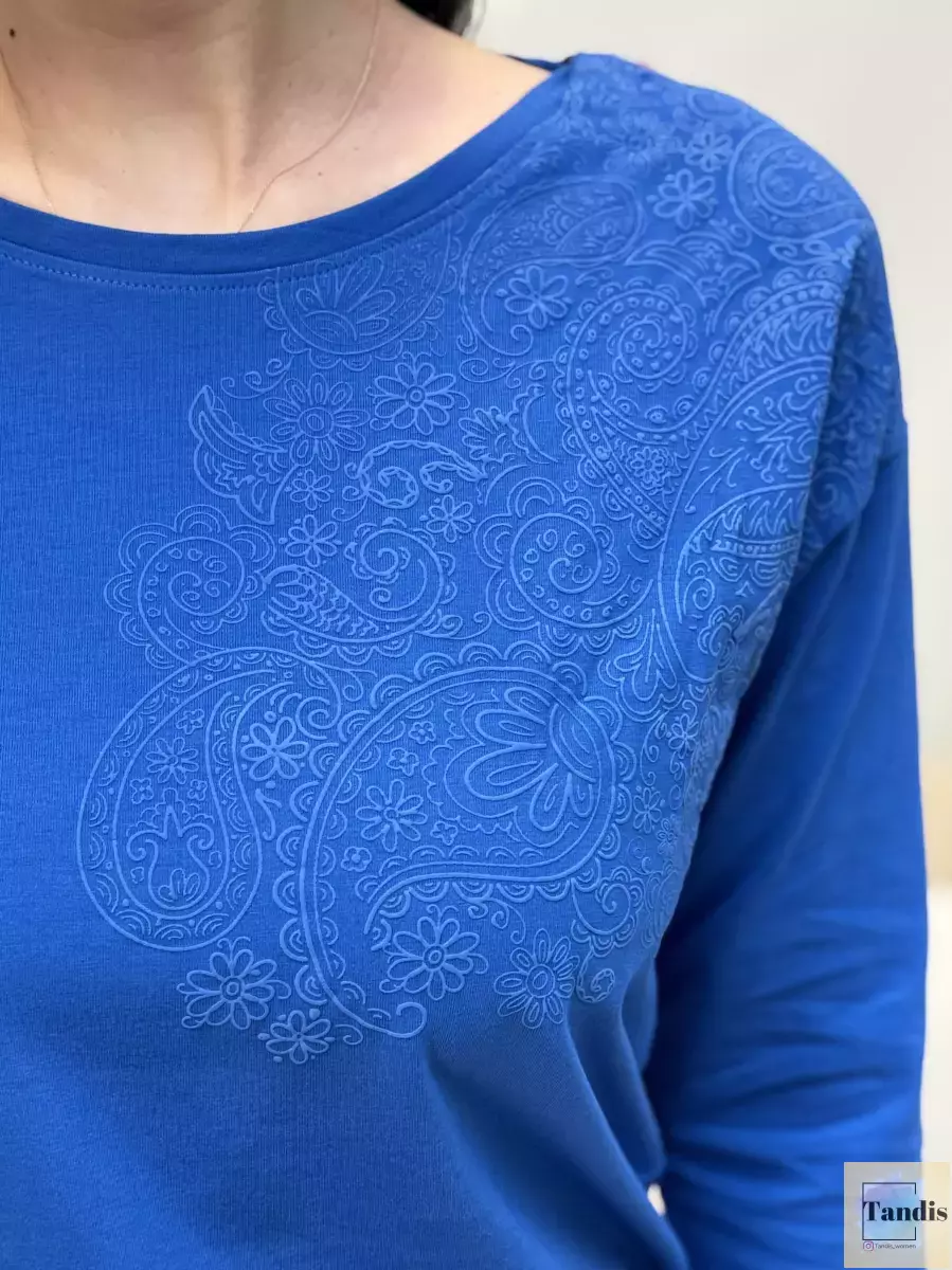 بلوز طرح برجسته موناری