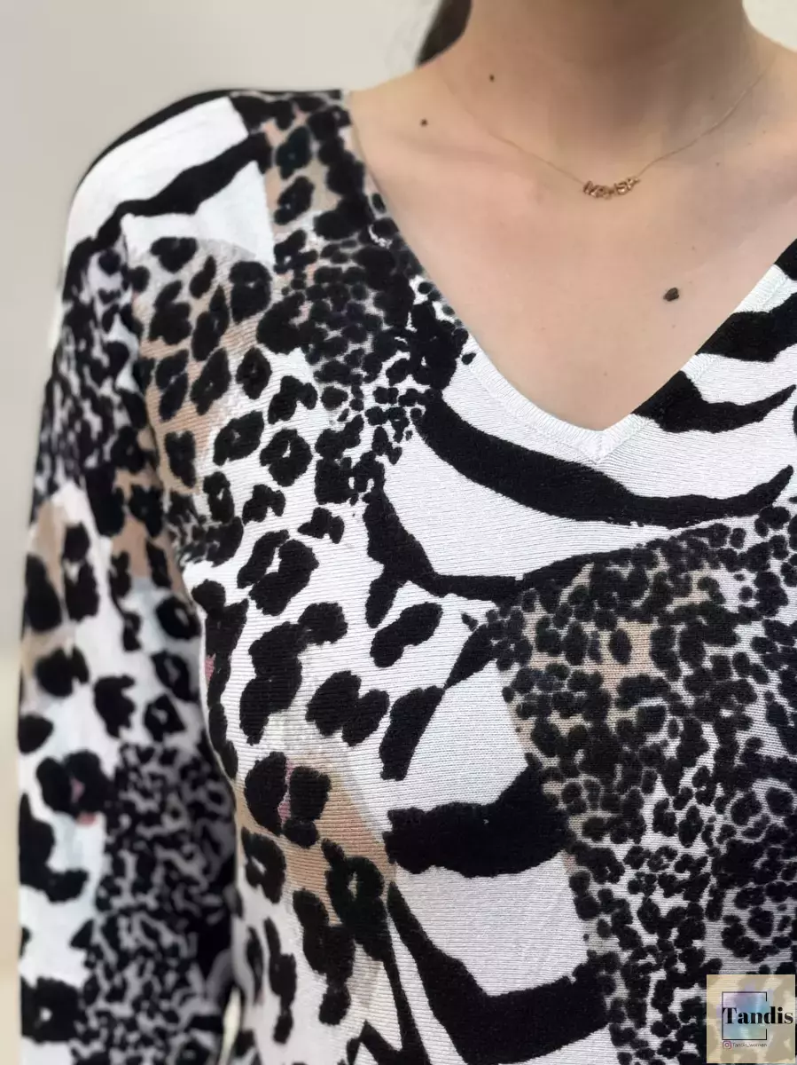 بلوز پاییزه موناری(2طرح)