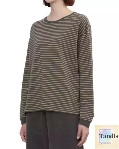 تیشرت آستین بلند راه راه پاییزه