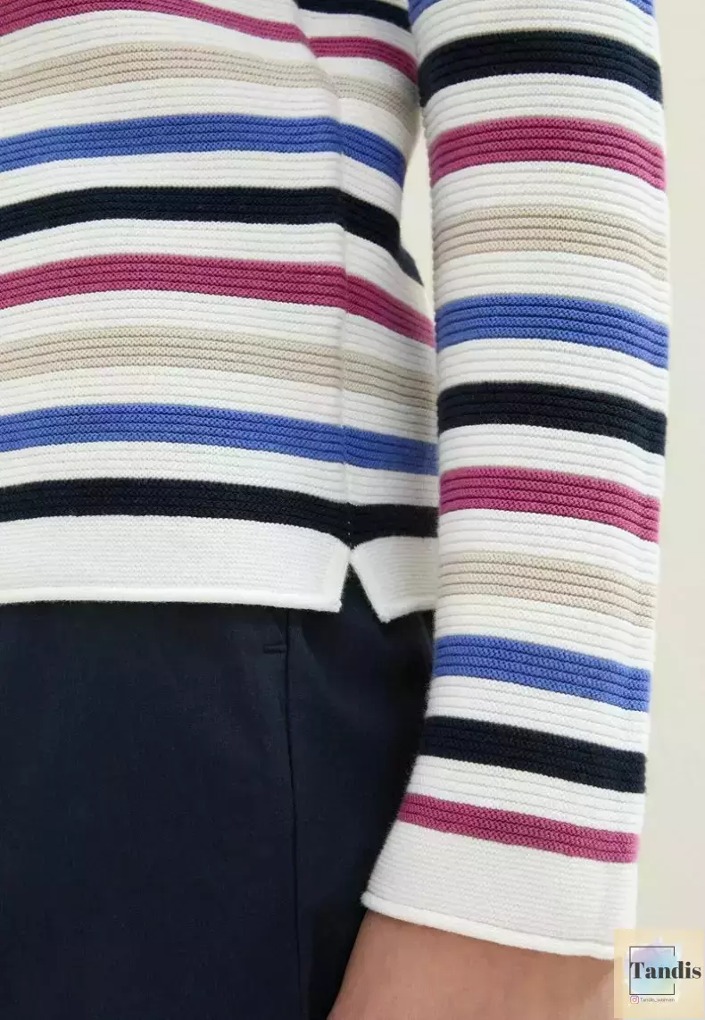 بافت راه راه رنگی