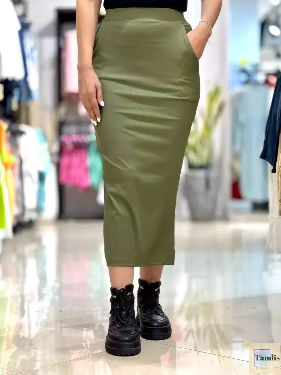 دامن کبریتی چاک دار