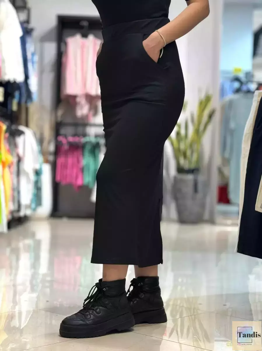 دامن کبریتی چاک دار