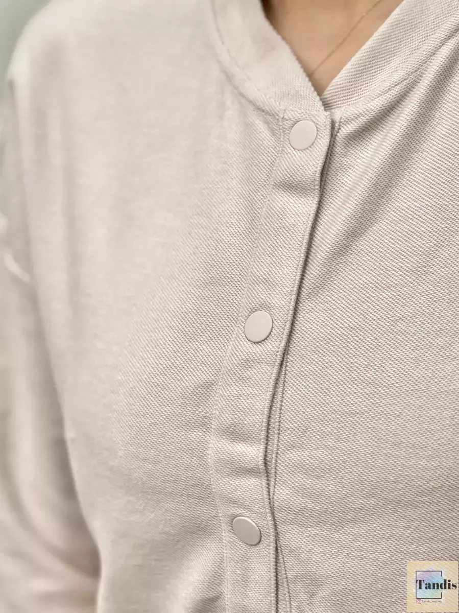 کت بافت جلو دکمه