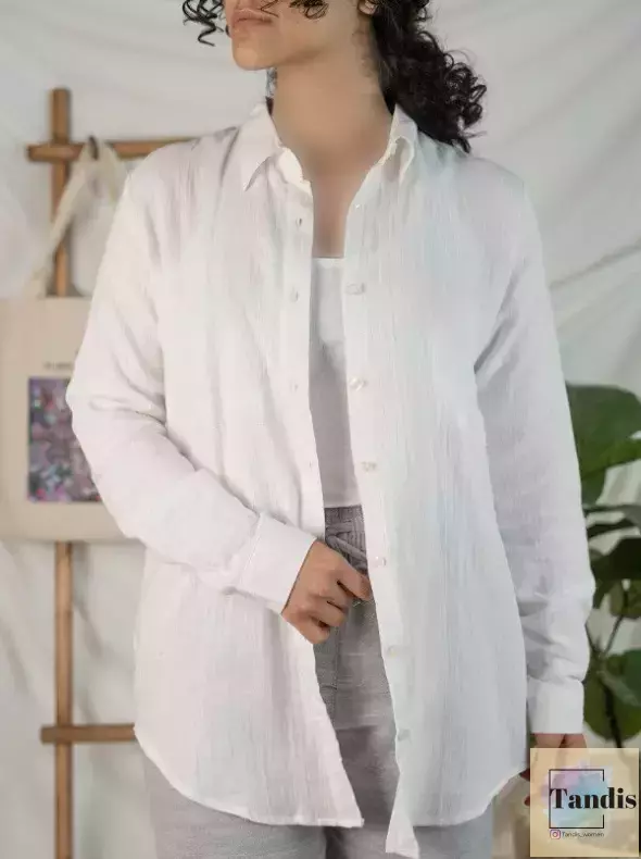 شومیز لینن پفکی استریت وان