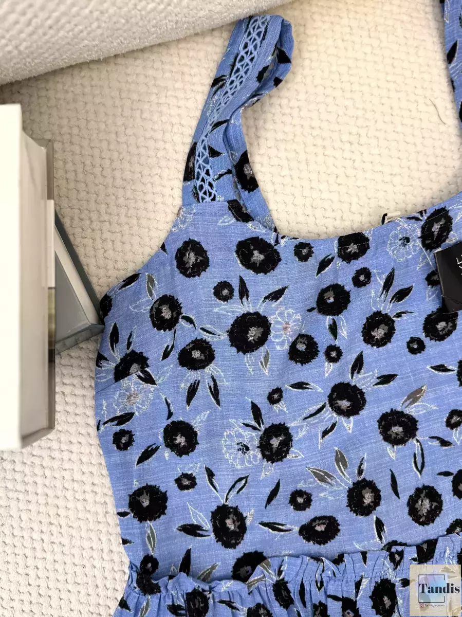 تاپ لینن آبی