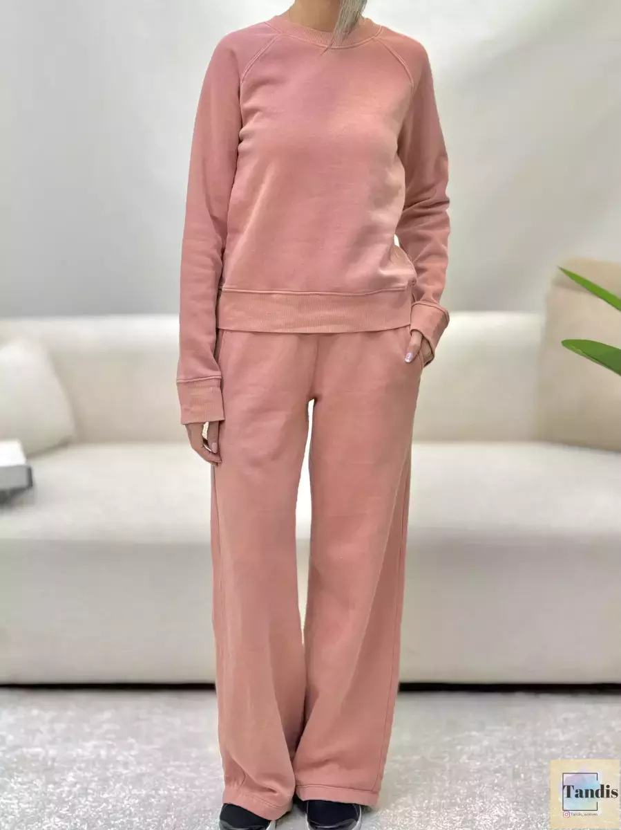 ست دورس و شلوار گلبهی