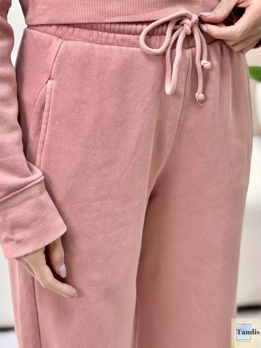 ست دورس و شلوار گلبهی