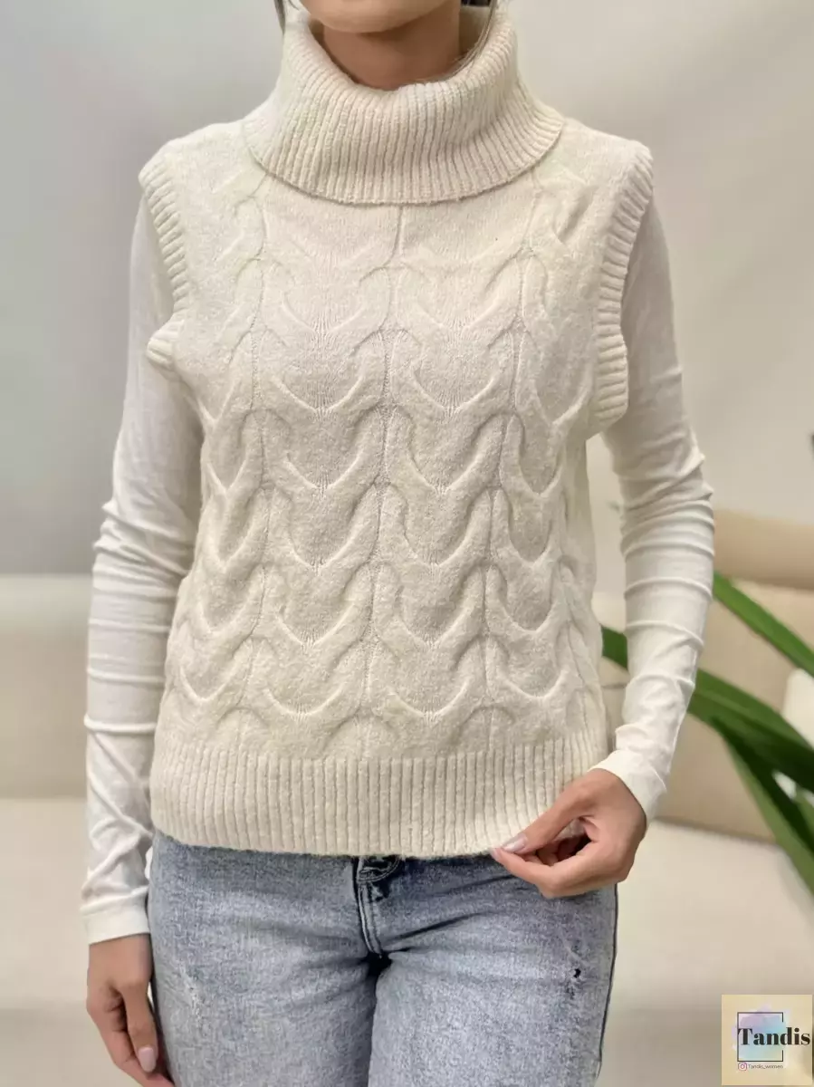 وست بافت یقه اسکی