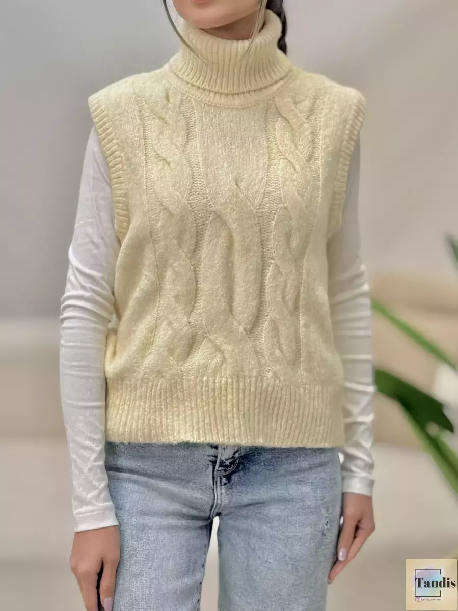 وست بافت یقه اسکی