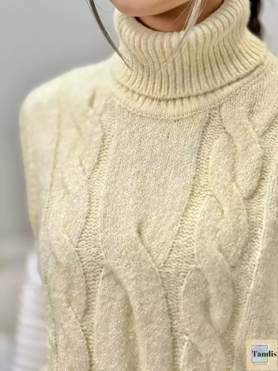 وست بافت یقه اسکی