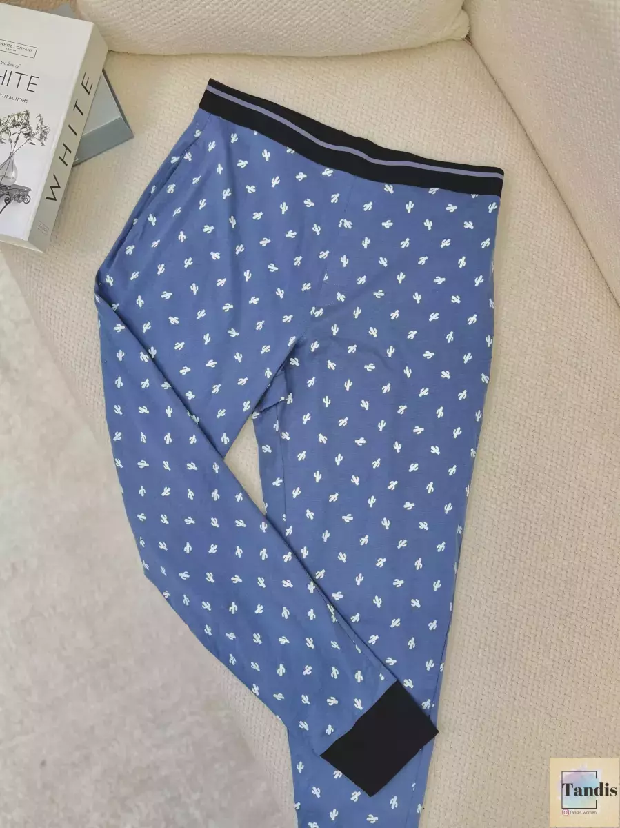 شلوار راحتی طرح کاکتوس