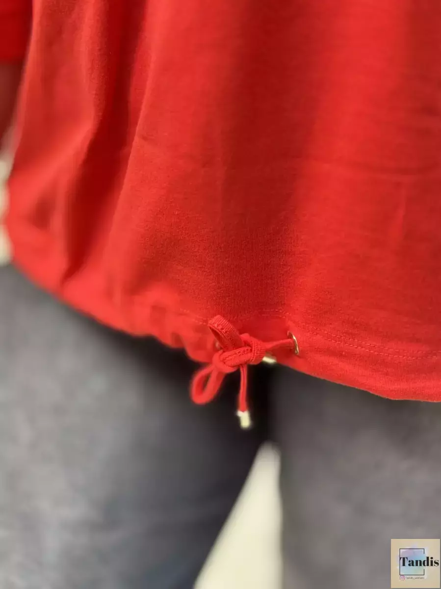 بلوز آستین بلند طرح پاپیون