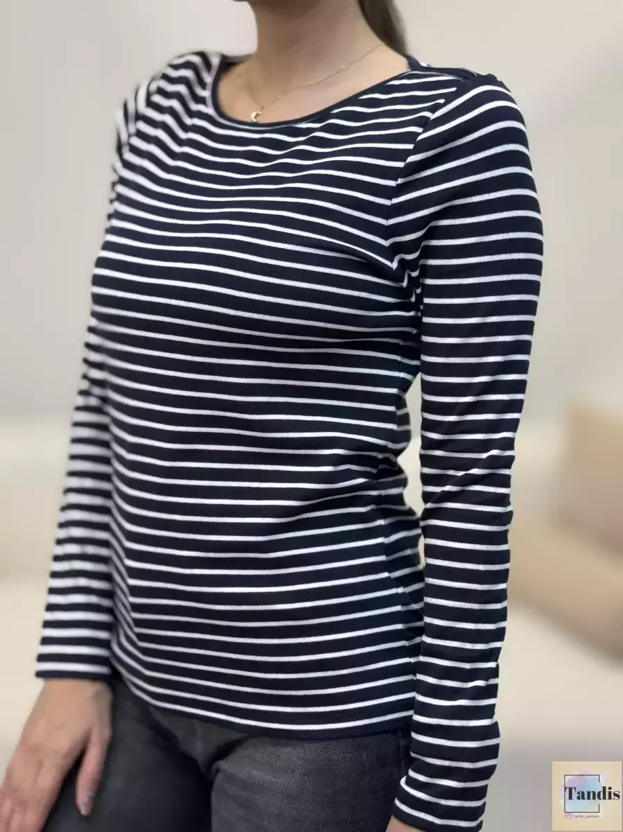 تیشرت آستین بلند راه راه TOM TAILOR