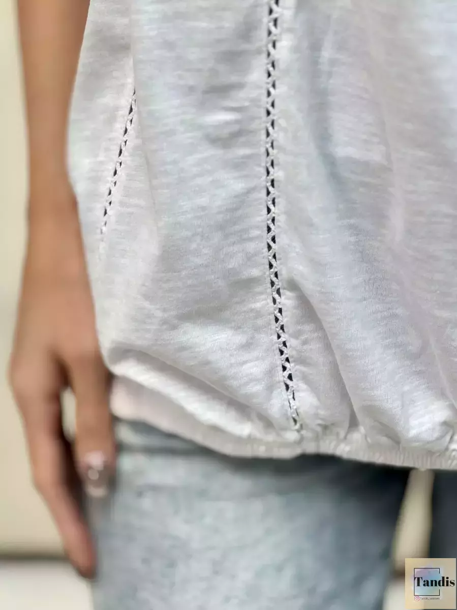 تیشرت یقه گرد جلوگیپور